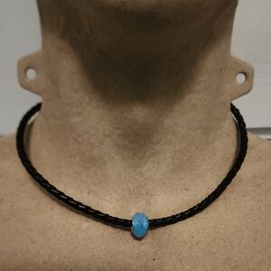 Elegant Black and Blue Necklace